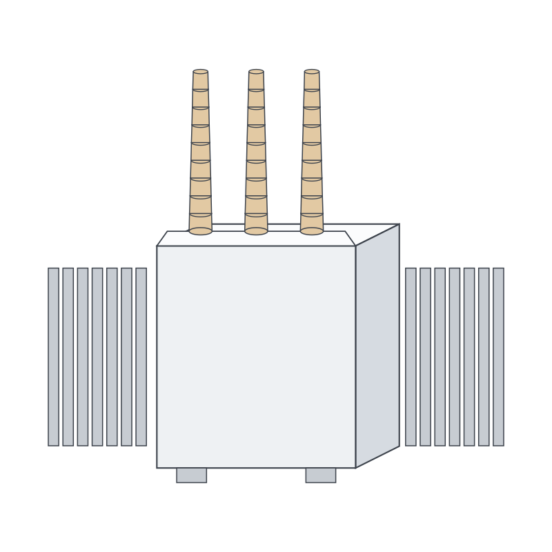 Схема: Трансформатор ТМ 630/35/0,4
